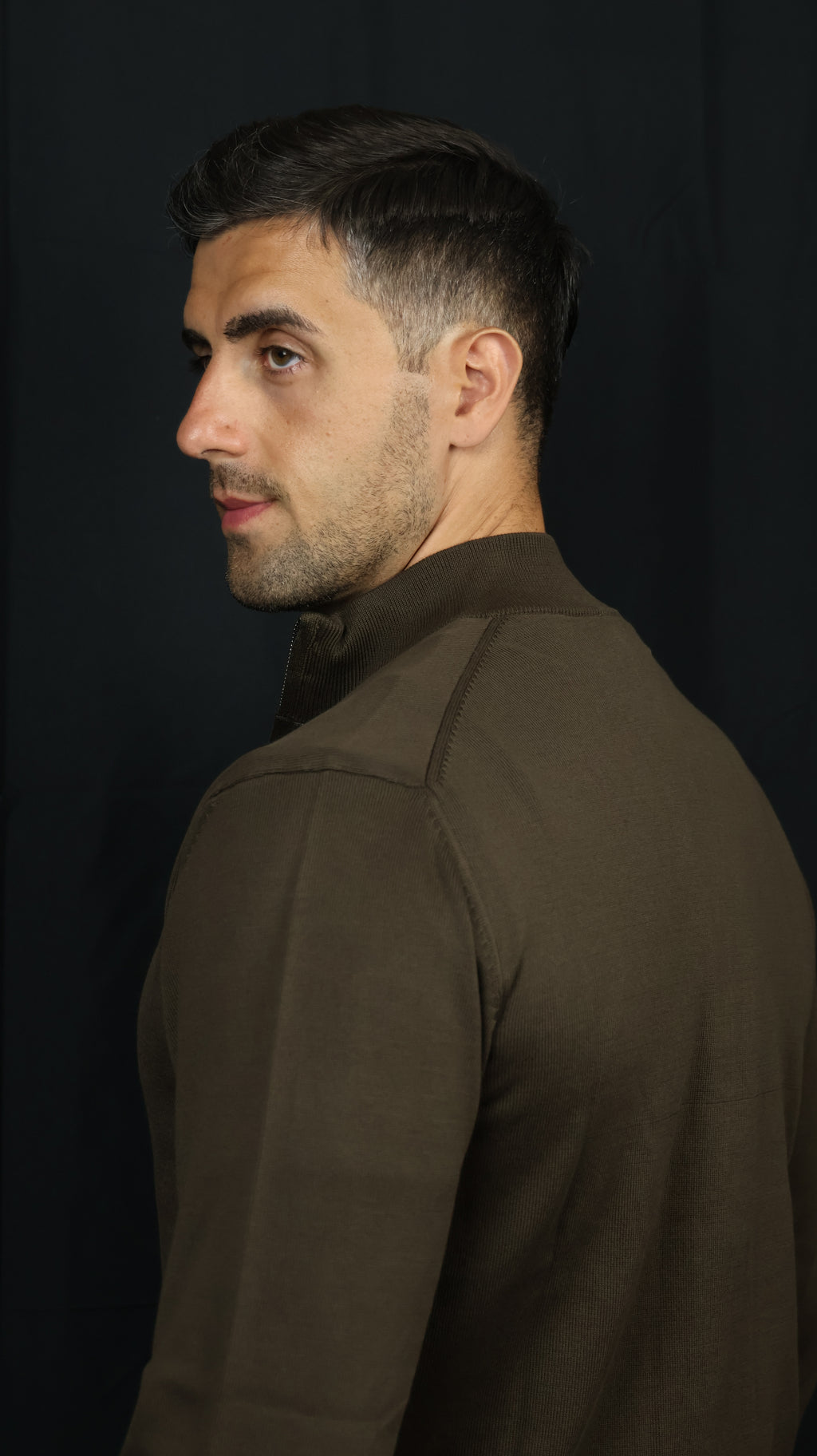 FULL ZIP BRAON