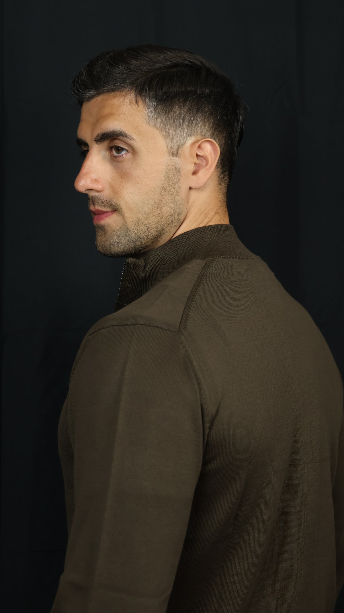 FULL ZIP BRAON